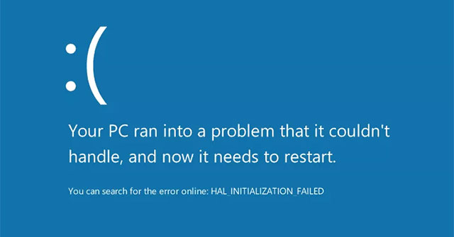 Sửa lỗi Hal.dll trong Windows 7, 8, 10 và Vista