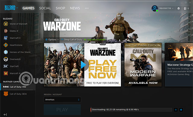 cách tải cod warzone