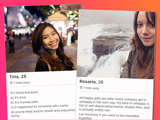Tinder rất chú trọng về hình ảnh