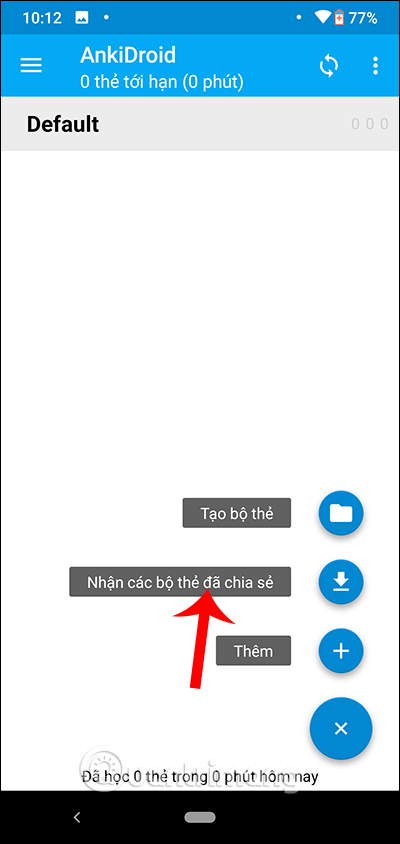 Nhận thẻ flash