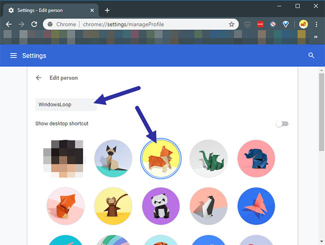 Cách xóa biểu tượng profile trong trình duyệt Google Chrome
