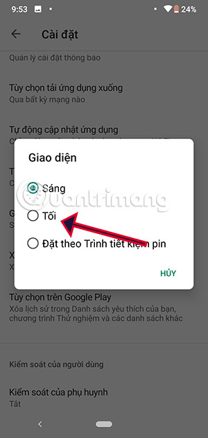 doi dark mode chplay