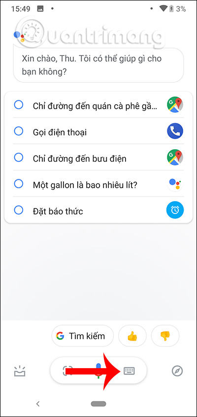 Nhập lệnh