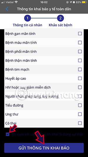 khai báo thông tin y tế điện tử bhxh