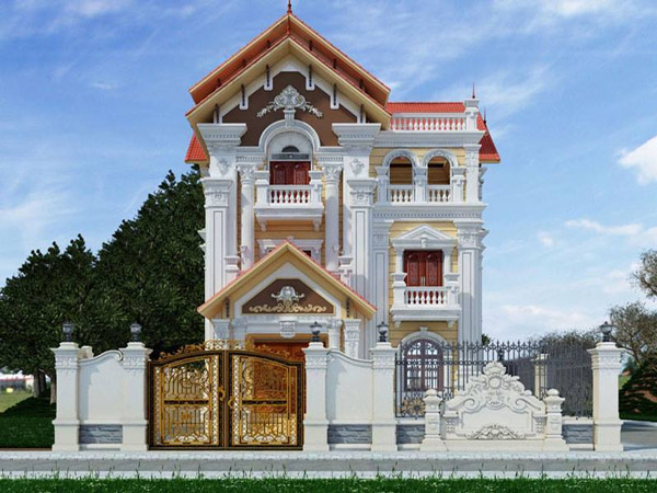 Biệt thự tân cổ điển 3 tầng