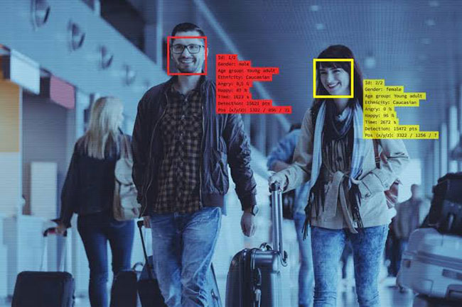 Dữ liệu từ một hệ thống nhận dạng khuôn mặt có thể được thu thập và lưu trữ mà đối tượng không hay biết