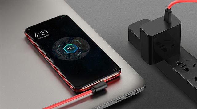 Nubia Red Magic 5G được trang bị sạc nhanh 55W