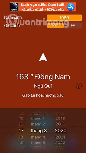 huong ngoi hop phong thuy