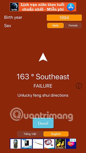 xem hướng đặt bàn làm việc