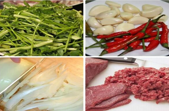 Thịt bò xào hành tây 