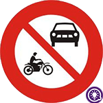 Biển số 105: Cấm ô tô và mô tô