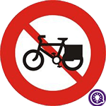 Biển 110b: Cấm xe đạp thồ