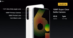 Realme 6i: Chip MediaTek Helio G80, pin 5000 mAh, giá khởi điểm gần 4,1 triệu VNĐ