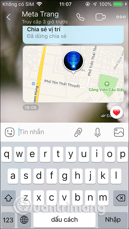 Giao diện chat