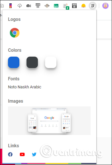 Thông tin trang web 