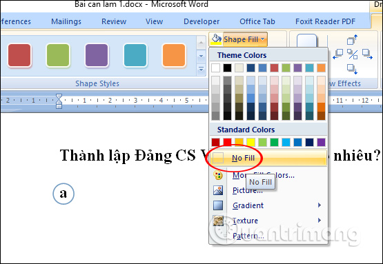 Nhấn vào ảnh để phóng to Vẽ hình tròn