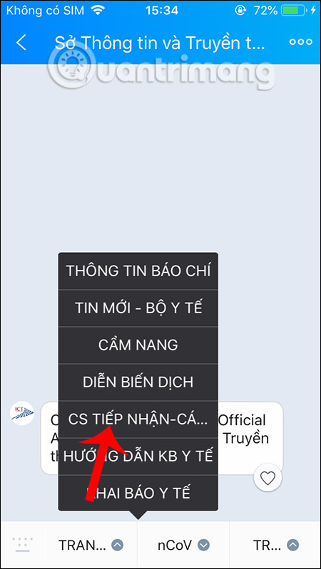Cơ sở tiếp nhận