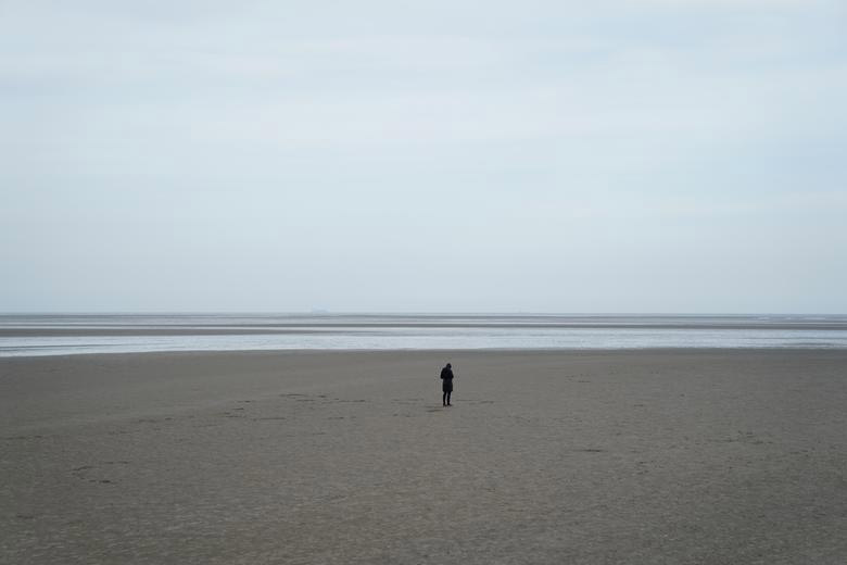 Bức ảnh được chụp vào ngày 23/3, trên bờ biển Sandymount ở Dublin, Ireland