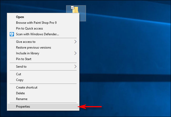 Cách tạo thư mục vô hình trên desktop Windows 10