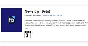 Microsoft ra mắt ứng dụng Project Newsbar phiên bản beta