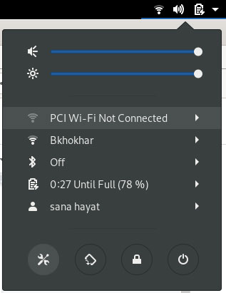 Nhấp vào biểu tượng Settings