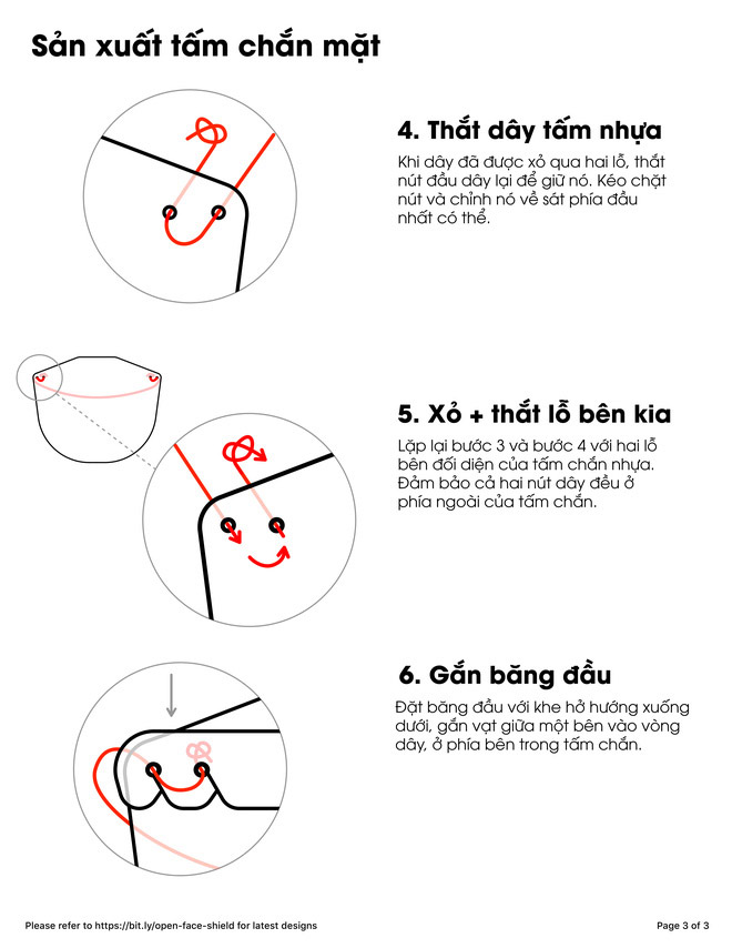 Làm tấm chắn mặt ngừa virus 2