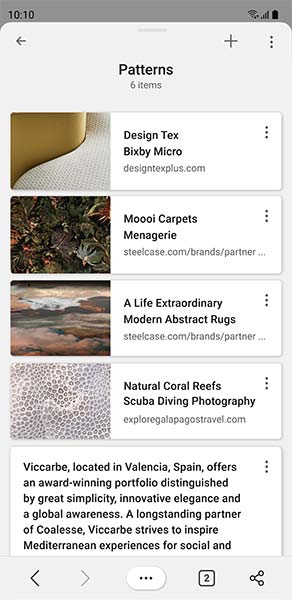 Tính năng Collections