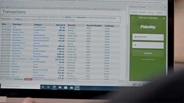 Tính năng Money trong Excel