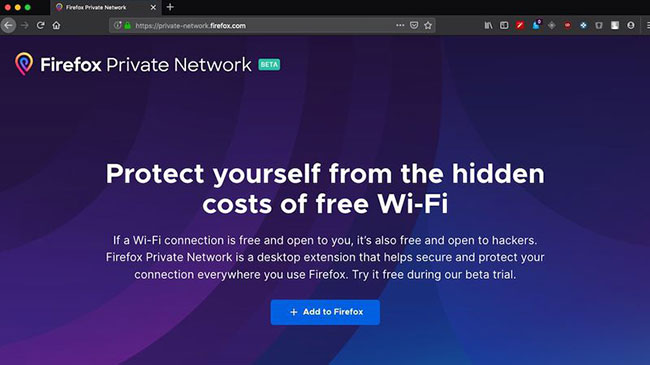 Firefox Private Network