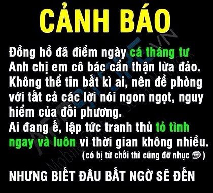 Ngày cá tháng tư là ngày gì những câu nói dối cách troll hay