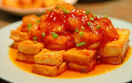 Đậu phụ sốt chua ngọt