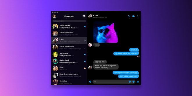 Ứng dụng Facebook Messenger cho cả Windows và Mac OS