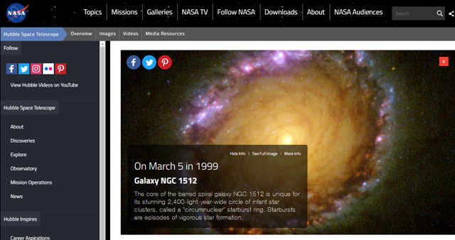 What did Hubble see on your birthday