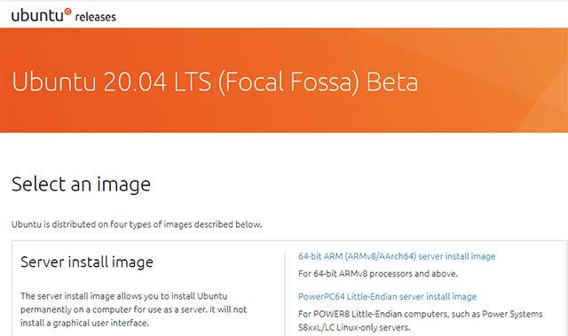 Ubuntu 20.04 LTS Focal Fossa đã có bản beta