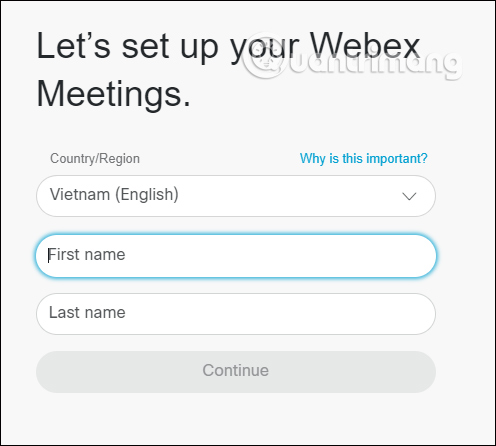 Cách tạo tài khoản Webex Meet, dùng Webex Meet trên PC học online - Ảnh minh hoạ 3