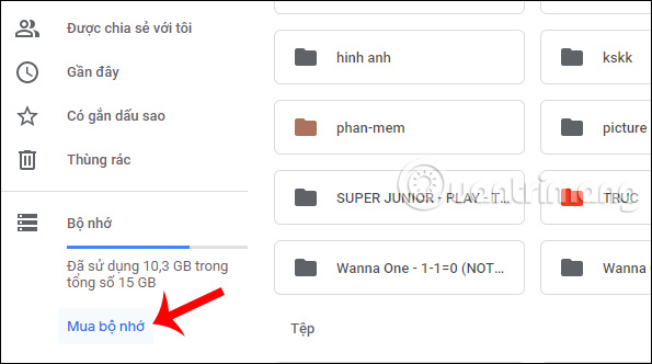 Mua bộ nhớ Drive 
