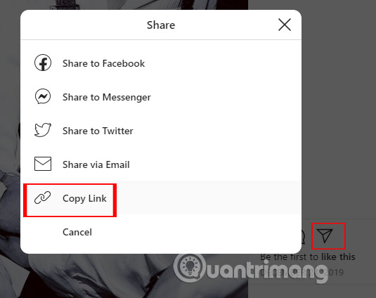 Lấy link ảnh Instagram 