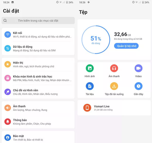 Tiêu đề của các ứng dụng sử dụng font chữ lớn hơn và được bôi đậm