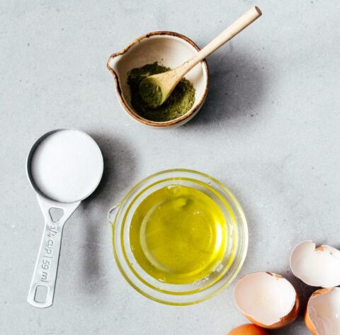 Nguyên liệu làm Dalgona Matcha