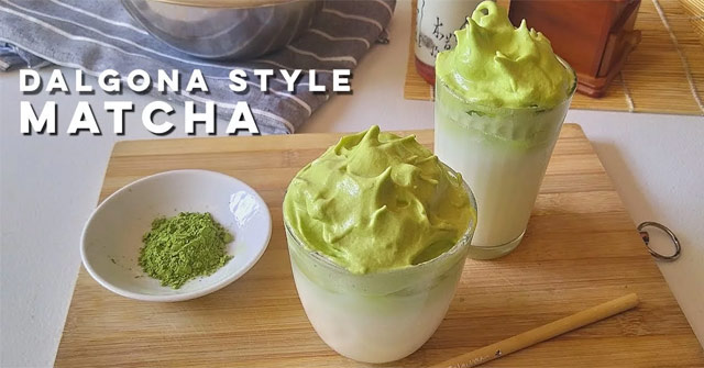 Dalgona Matcha