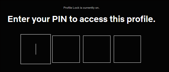 Yêu cầu nhập mã PIN