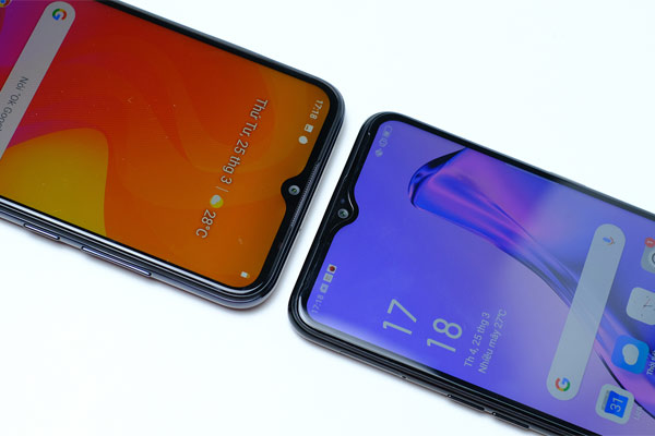 Vsmart Joy 3 và Oppo A31 có cùng kiểu màn hình "giọt nước"