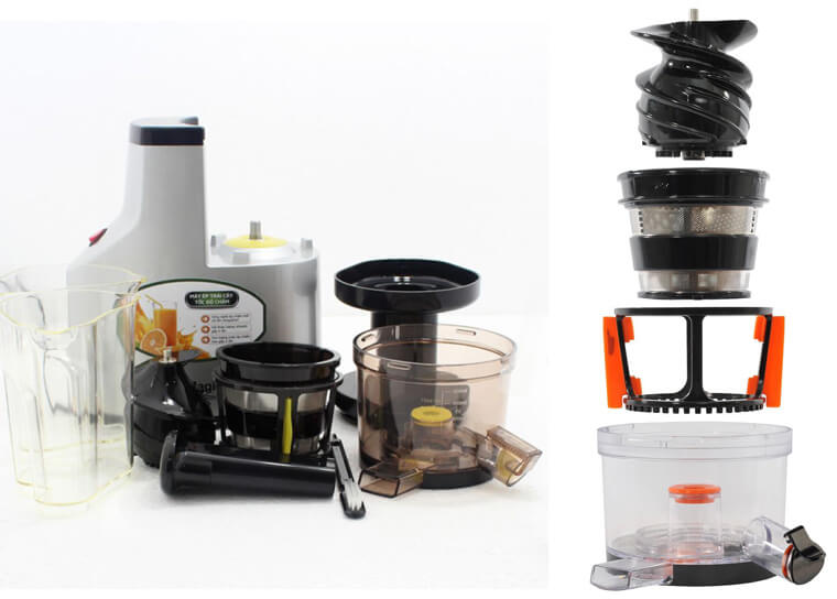 Cấu tạo cơ bản của máy ép chậm