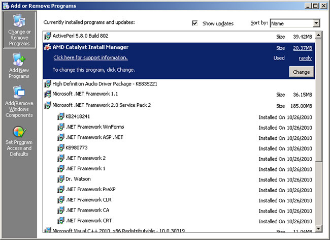 Chọn AMD Catalyst Install Manager
