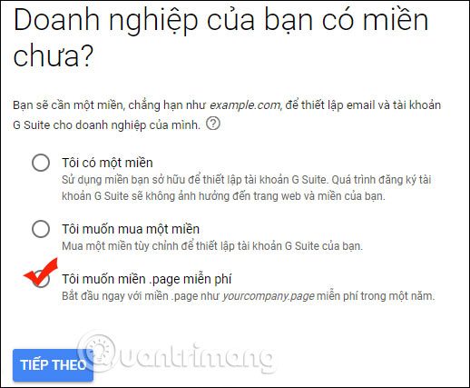 Tên miền công ty