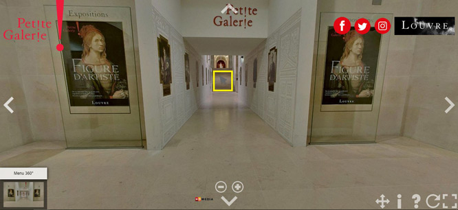 Kích vào mũi tên để di chuyển