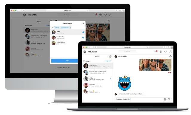 Direct Messages trên nền tảng web