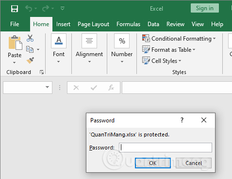 Đặt Pass Cho File Excel, Cách Khóa File Excel Bằng Mật Khẩu -  Quantrimang.Com