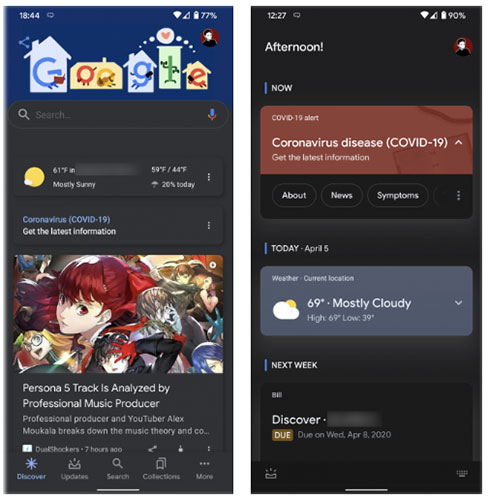 Cách truy cập Google Discover