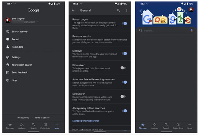 Cách tắt Google Discover
